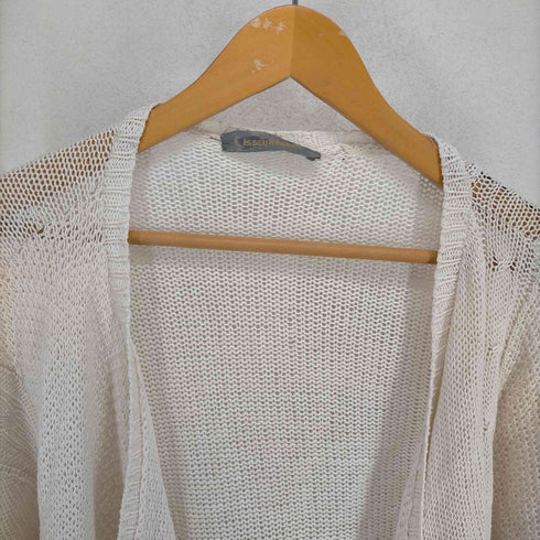イッセイミヤケ ISSEY MIYAKE 80S 筆タグ コットンドレープカーディガン レディース