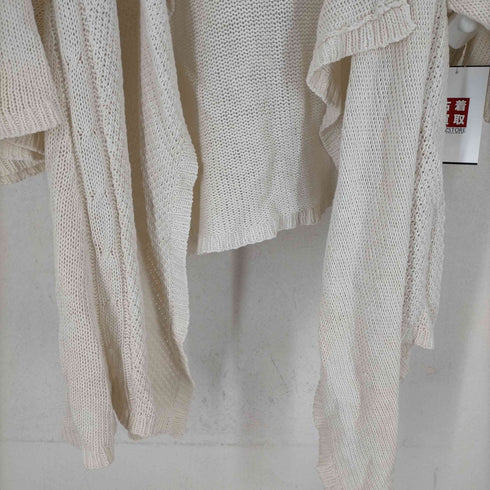 イッセイミヤケ ISSEY MIYAKE 80S 筆タグ コットンドレープカーディガン レディース