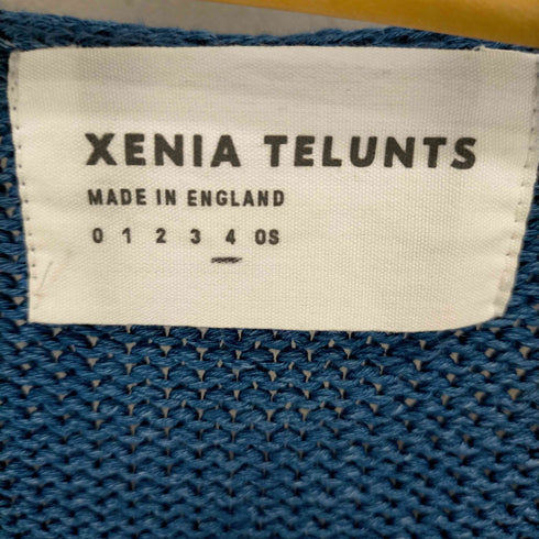 XENIA TELUNTS インディゴ染リネンニットベスト メンズ JPN:4
