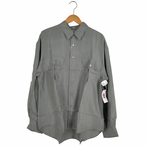 YICK LEE レギュラーカラーシルクシャツ メンズ JPN:L