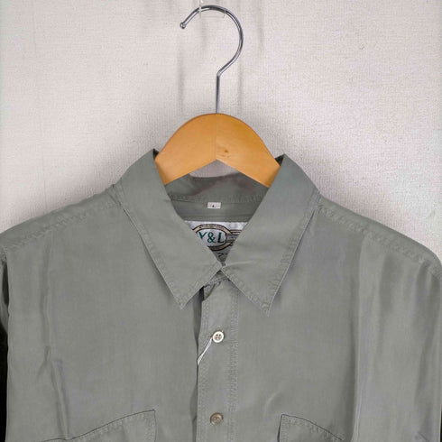 YICK LEE レギュラーカラーシルクシャツ メンズ JPN:L