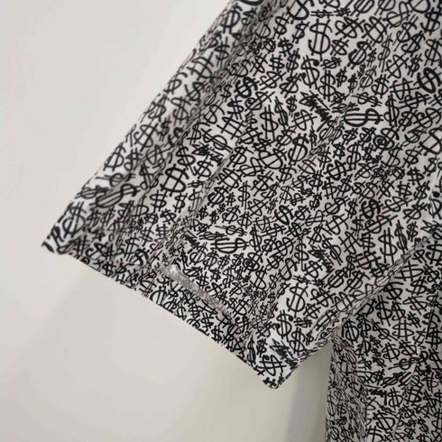 ステューシー Stussy 90s 紺タグ 総柄半袖シャツ メンズ L