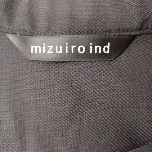 ミズイロインド mizuiro ind スタンドカラーシャツチュニック レディース FREE