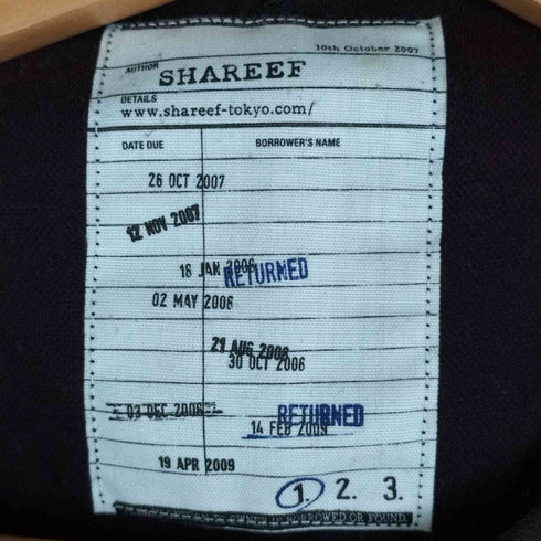 シャリーフ SHAREEF DOUBLE JQ DOLMAN クルーネックTシャツ メンズ JPN:1