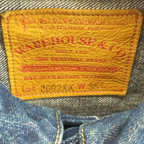ウェアハウス WAREHOUSE 2ND TYPE デニムジャケット 濃紺 メンズ 38