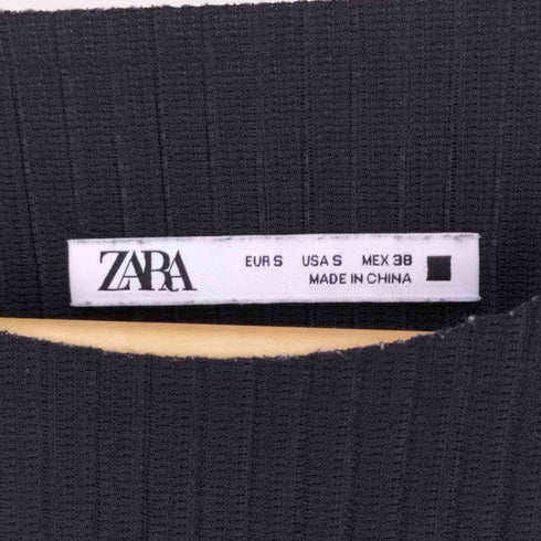 ザラ ZARA PLEATED OVERSIZED TOP プリーツオーバーサイズトップス クルーネックTシャツ メンズ import:S