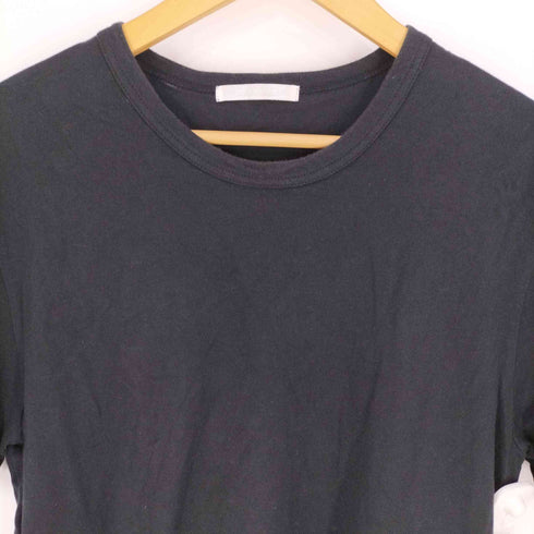 ディスカバード DISCOVERED 裾ストライプレイヤード サイドジップ クルーネックTシャツ メンズ