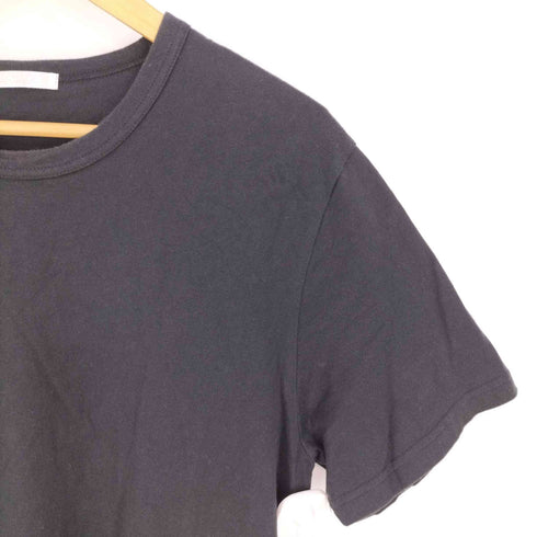 ディスカバード DISCOVERED 裾ストライプレイヤード サイドジップ クルーネックTシャツ メンズ