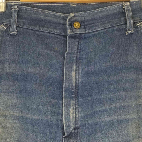 シアーズ Sears 70s ペインターデニムパンツ 白ステッチ SCOVILLジッパー メンズ 38×30