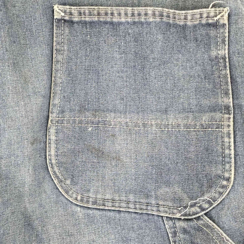 シアーズ Sears 70s ペインターデニムパンツ 白ステッチ SCOVILLジッパー メンズ 38×30