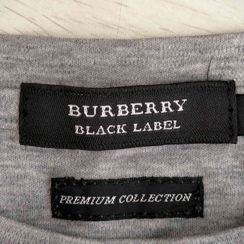 バーバリーブラックレーベル BURBERRY BLACK LABEL ストーン装飾 ロゴクルーネックTシャツ レディース 2