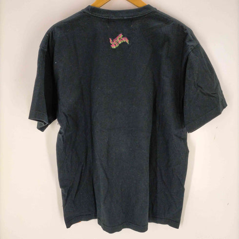 レフトアローン LEFT ALONE ワンポイント刺繍 クルーネックTシャツ メンズ