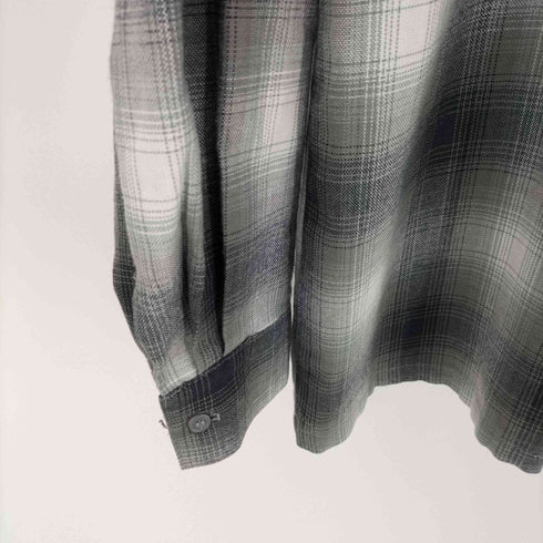 キャルトップ CALTOP 00S USA製 L/S PLAID SHIRT オンブレ チェック ネルシャツ メンズ import:L