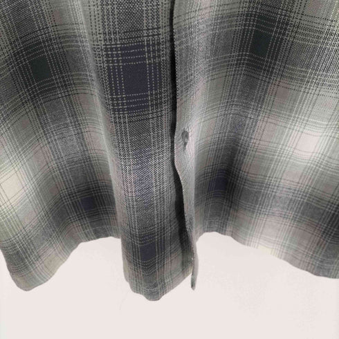 キャルトップ CALTOP 00S USA製 L/S PLAID SHIRT オンブレ チェック ネルシャツ メンズ import:L