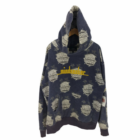 マインドシーカー Mindseeker SWEAT HOODIE 総柄 スウェット フーディー パーカー メンズ JPN:XL