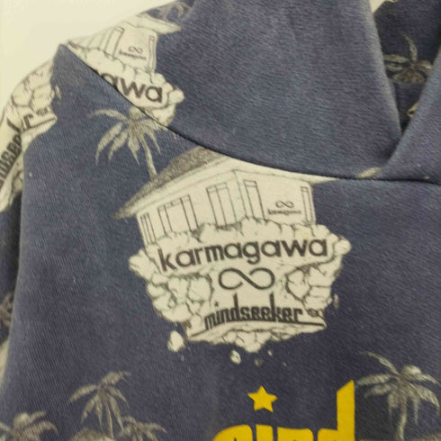 マインドシーカー Mindseeker SWEAT HOODIE 総柄 スウェット フーディー パーカー メンズ JPN:XL