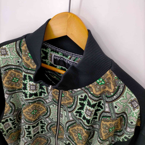 エニーチェ enyce enyce clothing co 総柄ハイネックトラックジャケット メンズ 3XL