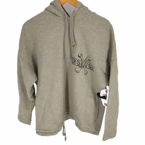 バウワウ BOWWOW BONES HOODIE クロスボーンプリントプルオーバーパーカー メンズ