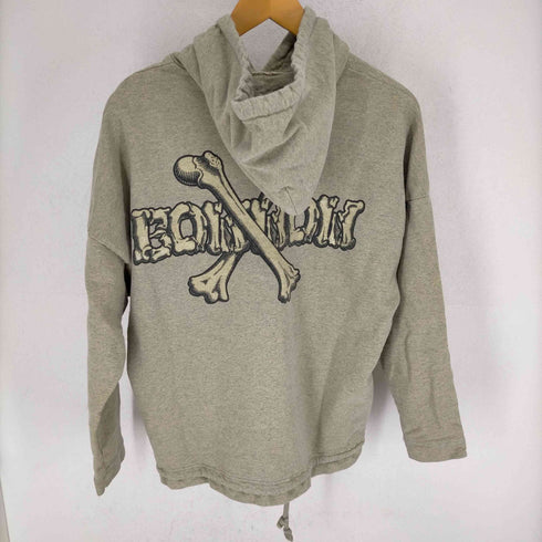 バウワウ BOWWOW BONES HOODIE クロスボーンプリントプルオーバーパーカー メンズ