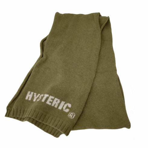 ヒステリック HYSTERIC ドクロデザイン ショートマフラー Y2K レディース ONE SIZE