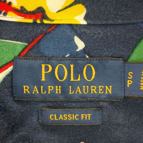 ポロラルフローレン POLO RALPH LAUREN レーヨン ポロベア アロハシャツ メンズ JPN:S