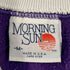 モーニング サン MORNING SUN USA製 襟付き ラグランスウェット たんぽぽ レディース import:M