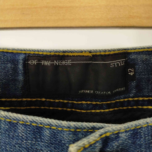 オブザネージュスタイル OF THE NEIGE STYLE ダメージ加工 デニムパンツ ブリーチ メンズ 42