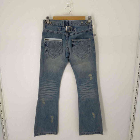オブザネージュスタイル OF THE NEIGE STYLE ダメージ加工 デニムパンツ キルティングパッチワーク メンズ 42