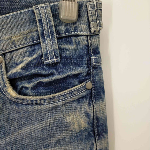 オブザネージュスタイル OF THE NEIGE STYLE ダメージ加工 デニムパンツ キルティングパッチワーク メンズ 42