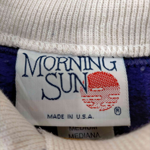 モーニング サン MORNING SUN USA製 襟付き スウェット 天使 レディース import:M