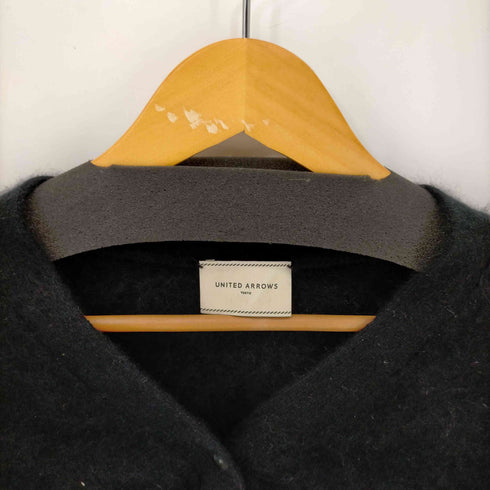 ユナイテッドアローズ UNITED ARROWS RCN/W/CA ファー Vネック カーディガン メンズ