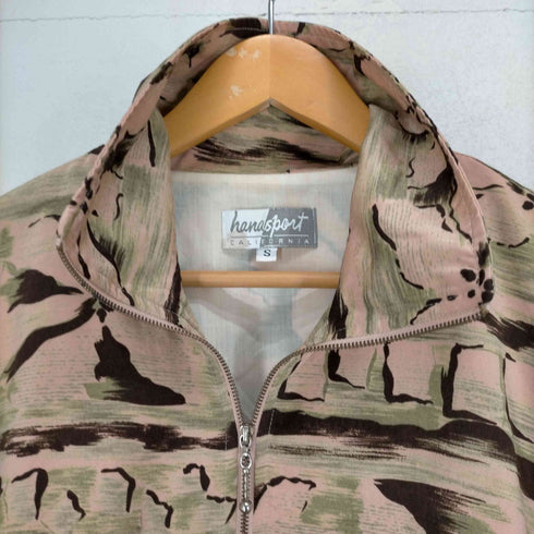 USAS製 総柄 ジップブルゾン メンズ import:S