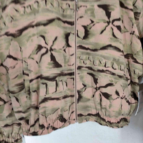 USAS製 総柄 ジップブルゾン メンズ import:S