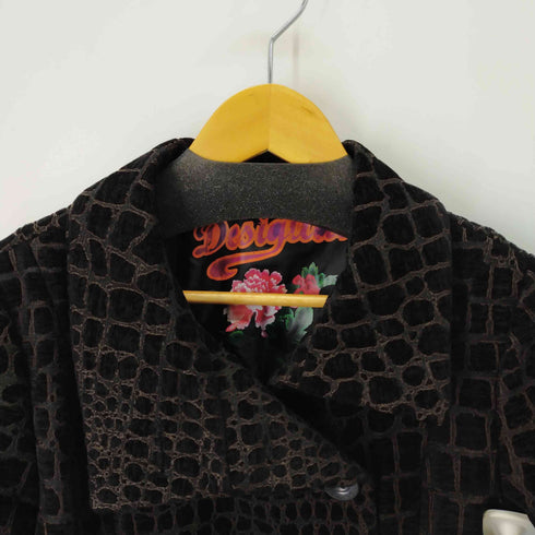 デシグアル Desigual クロコダイルデザインコート レディース JPN:40