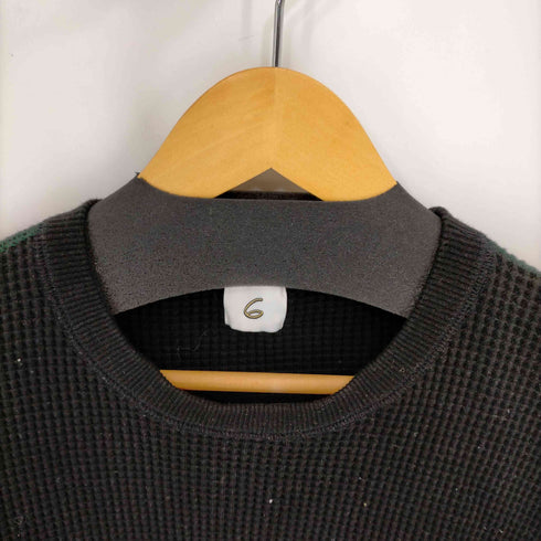 ロクビューティーアンドユースユナイテッドアローズ 6 BEAUTY & YOUTH UNITED ARROWS THERMAL COLOR STITCH LONG SLEEVE レディース