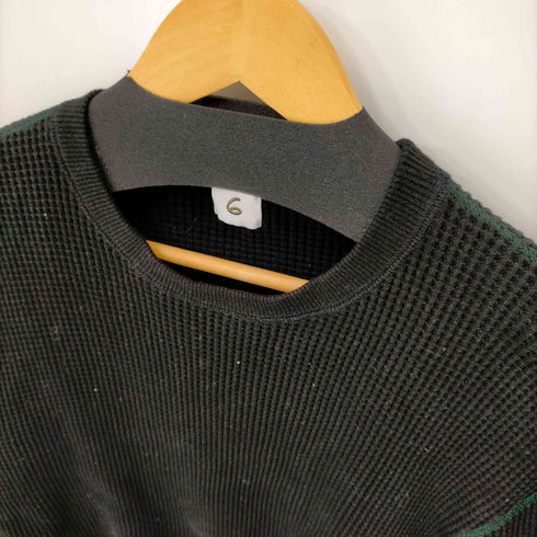 ロクビューティーアンドユースユナイテッドアローズ 6 BEAUTY & YOUTH UNITED ARROWS THERMAL COLOR STITCH LONG SLEEVE レディース