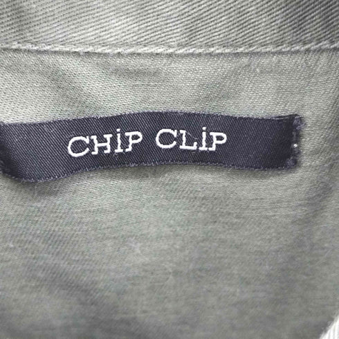 チップクリップ chip clip ワッペン加工 ミリタリーシャツ メンズ