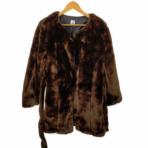 ロクビューティーアンドユースユナイテッドアローズ 6 BEAUTY & YOUTH UNITED ARROWS FAKE FUR COAT レディース JPN:36
