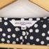 バレンシアガ BALENCIAGA 日本製 ドット柄 ノーカラートップス レディース 40