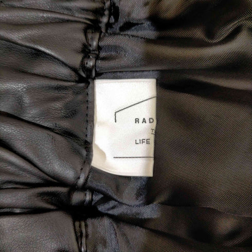 ラディエイト Radiate フェイクレザー プリーツスカート レディース JPN:M