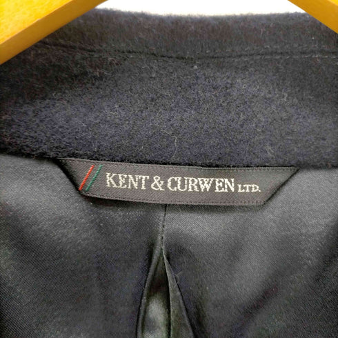ケントアンドカーウェン KENT&CURWEN ウールステンカラーコート メンズ