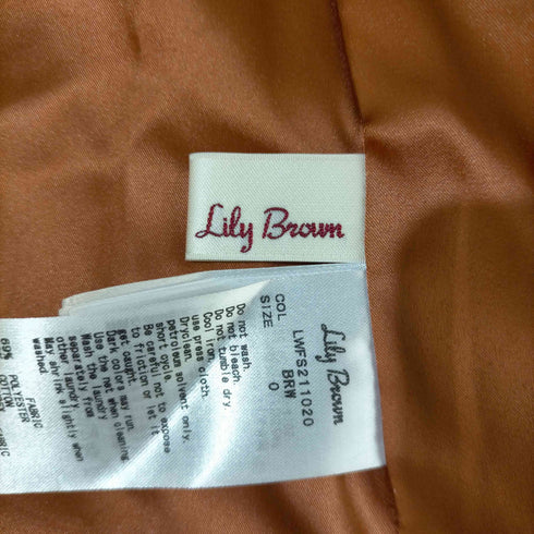 リリーブラウン Lily Brown カラーブロックスカート レディース JPN:0