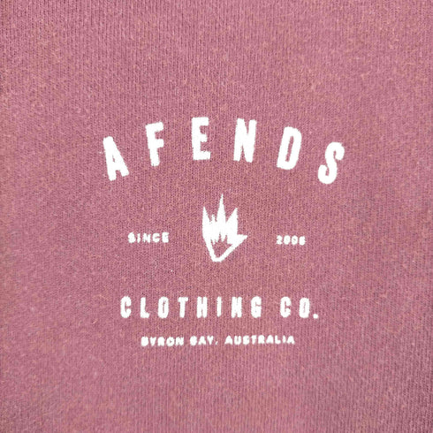 アフェンズ AFENDS ロゴプリント クルーネックスウェット メンズ JPN:M