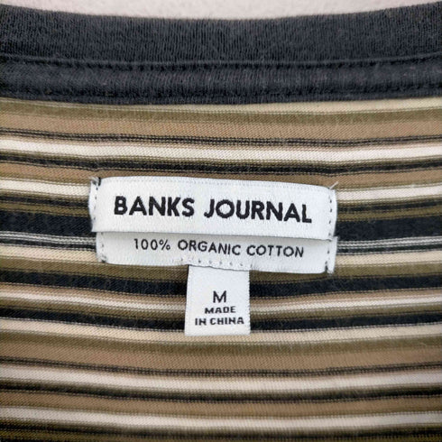 バンクスジャーナル BANKS JOURNAL ボーダー S/S TEE メンズ JPN:M