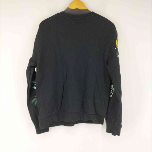 ザラマン ZARA MAN 刺繍デザインクルーネックスウェット メンズ import:L