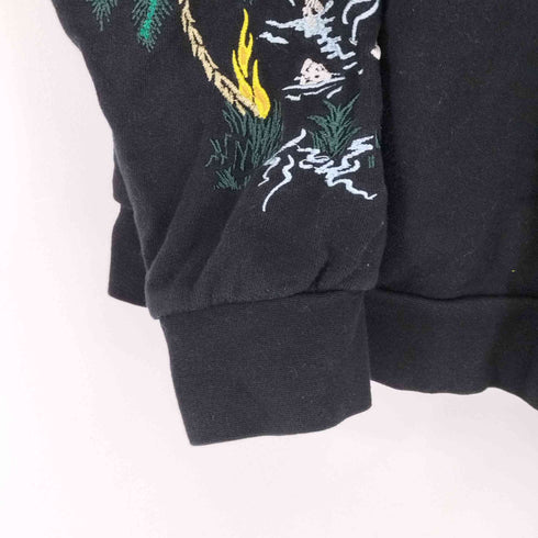 ザラマン ZARA MAN 刺繍デザインクルーネックスウェット メンズ import:L