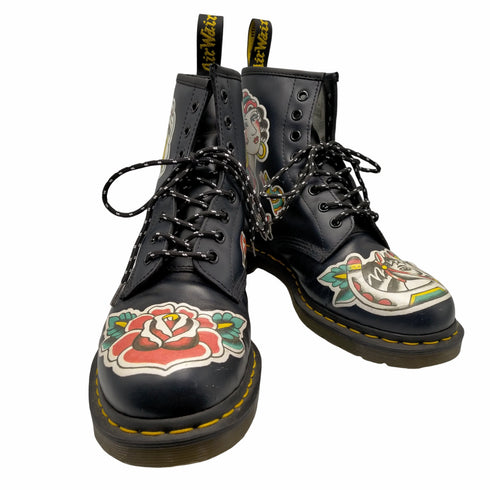 ドクターマーチン Dr.Martens 1460 CHRIS コラボ 8ホール ブーツ アメトラ タトゥー メンズ UK:8