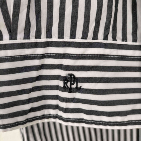 ポロラルフローレン POLO RALPH LAUREN コットン ハーフボタンストライプシャツ メンズ JPN:XL