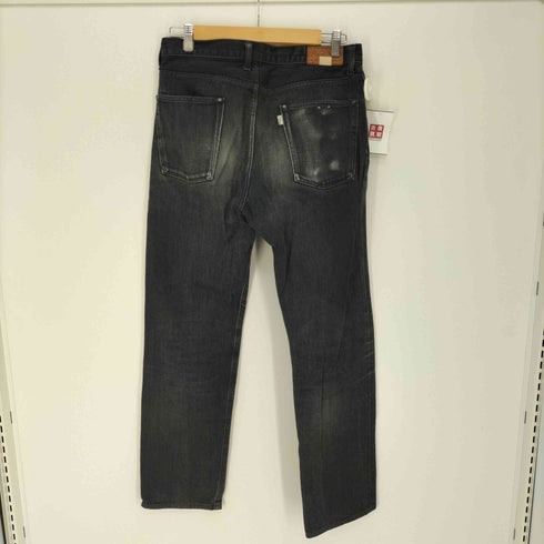 フィグベルメーカーズアンドコー PHIGVEL MAKERS & Co. CLASSIC BLACK JEANS クラシック ブラック ジーンズ ボタンフライ ブラック デニム パンツ メンズ SIZE 2 W32 L30