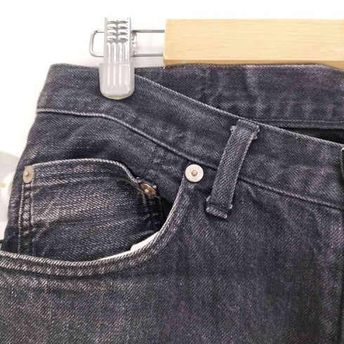 フィグベルメーカーズアンドコー PHIGVEL MAKERS & Co. CLASSIC BLACK JEANS クラシック ブラック ジーンズ ボタンフライ ブラック デニム パンツ メンズ SIZE 2 W32 L30